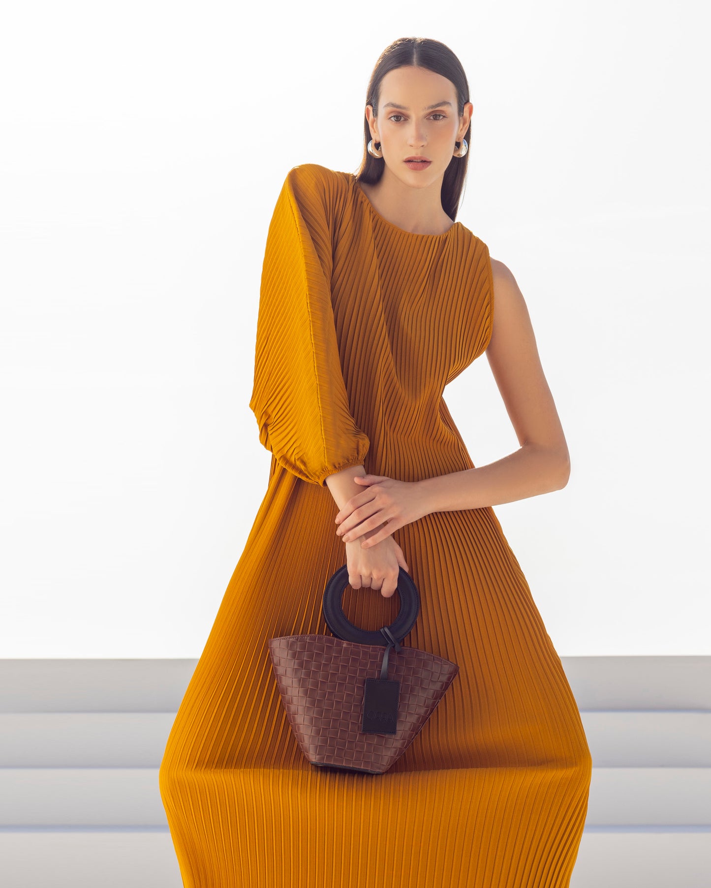 Marigold Brown Leather Handbag