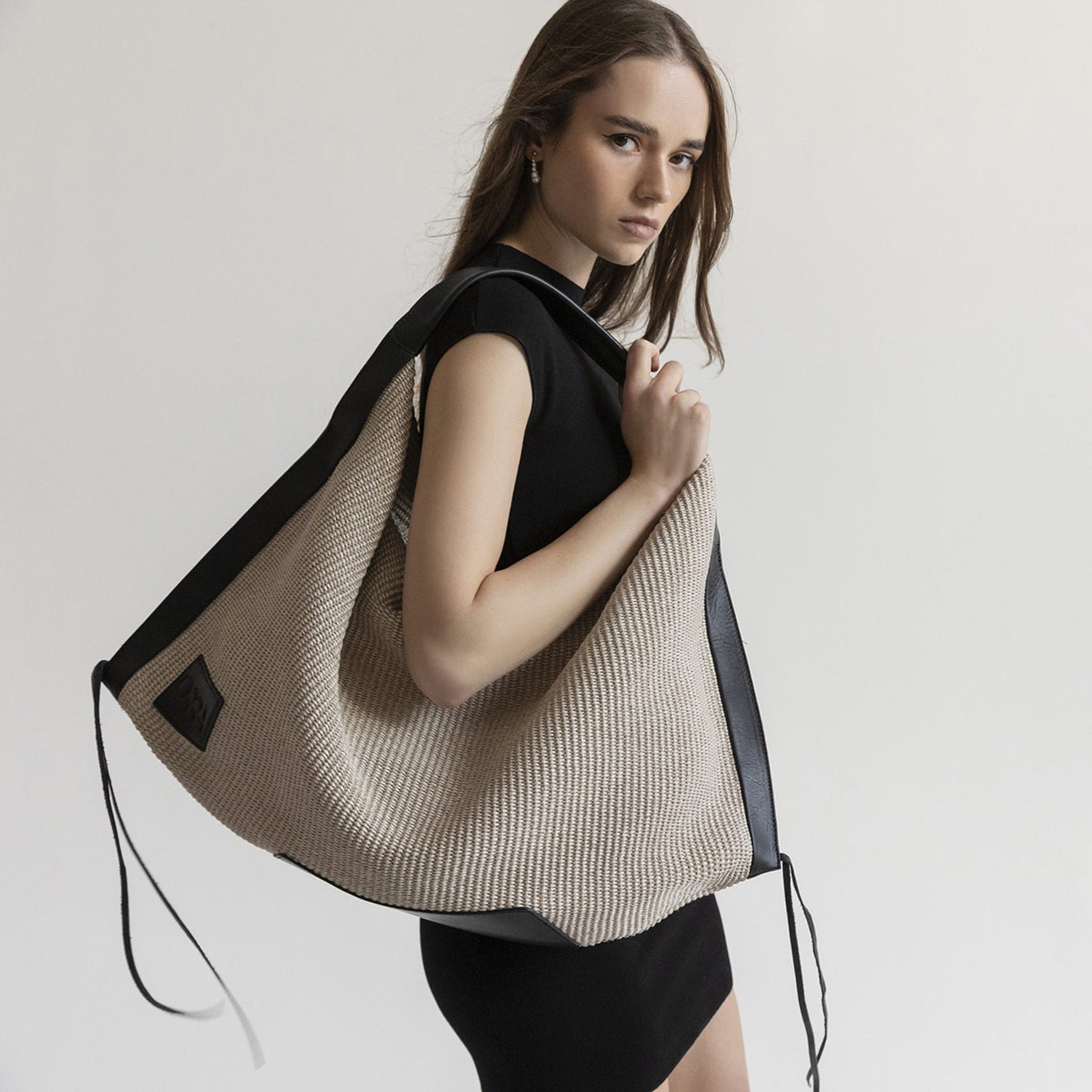 Afetiria Raffia Beige Handbag