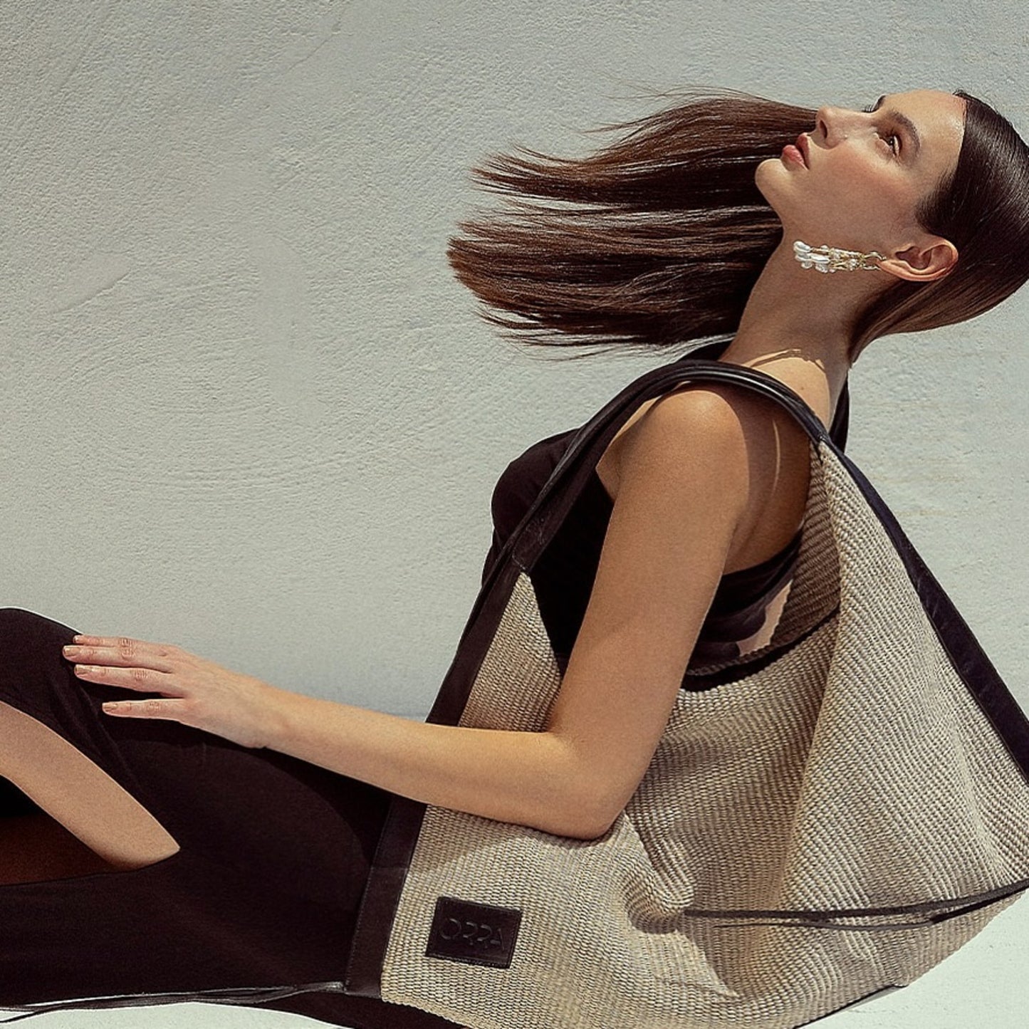 Afetiria Raffia Beige Handbag