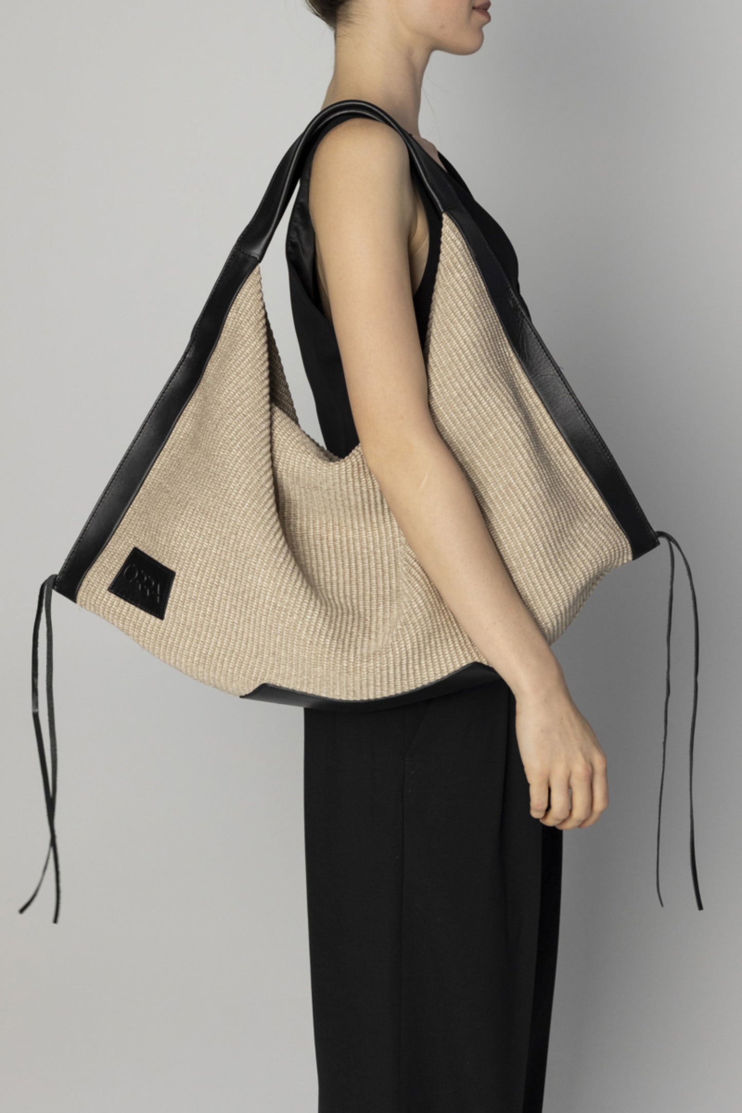 Afetiria Raffia Beige Handbag