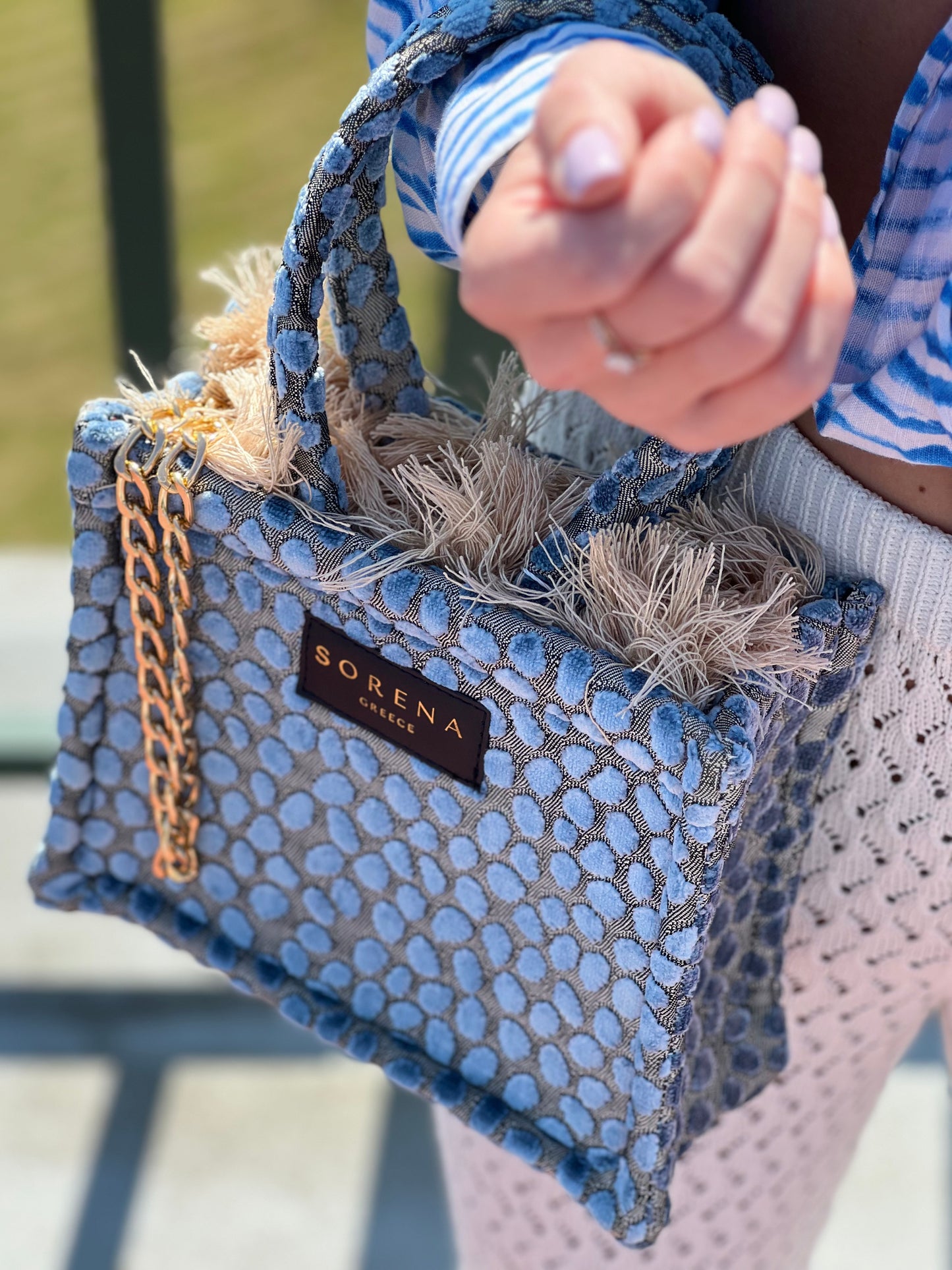 Cyclades Mini Tote Handbag