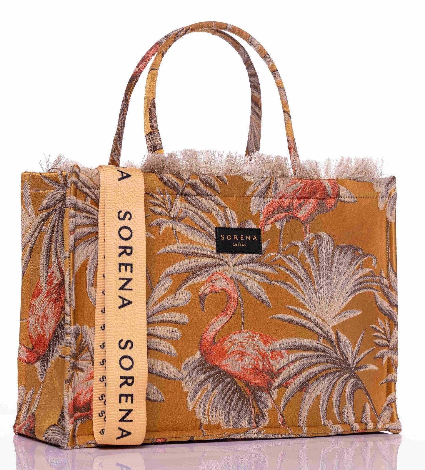 Isla Yellow Tote Handbag