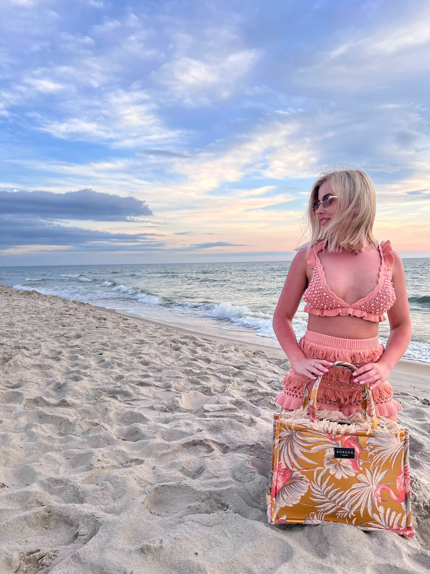 Isla Yellow Tote Handbag