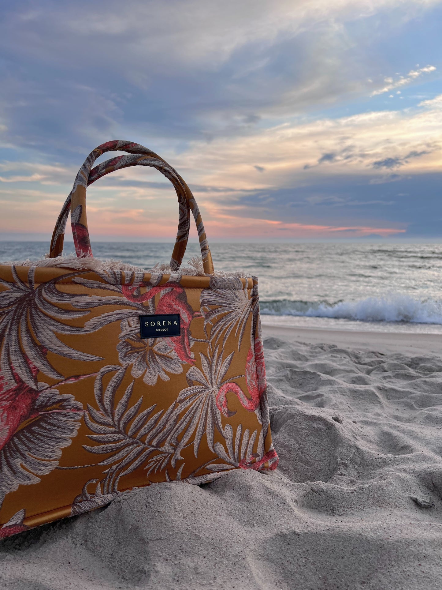 Isla Yellow Tote Handbag