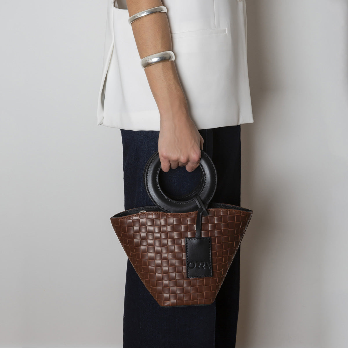 Marigold Brown Leather Handbag