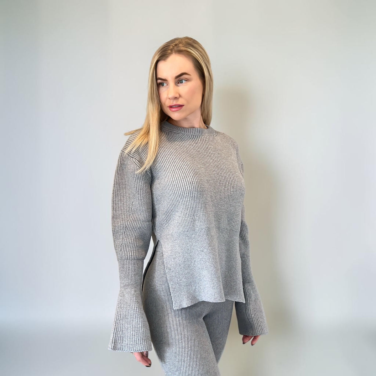 Grey Knit Set – One Size