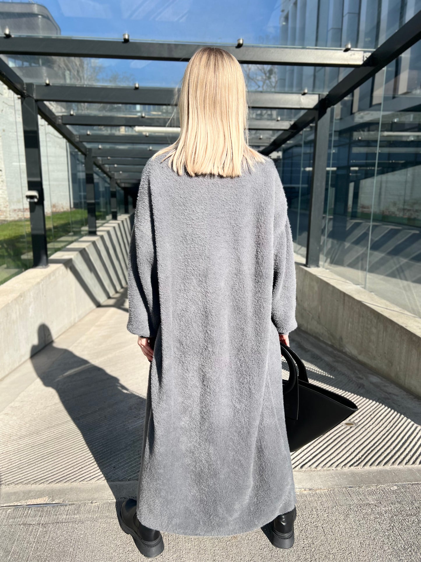 Pilkas Kardiganas  – One Size