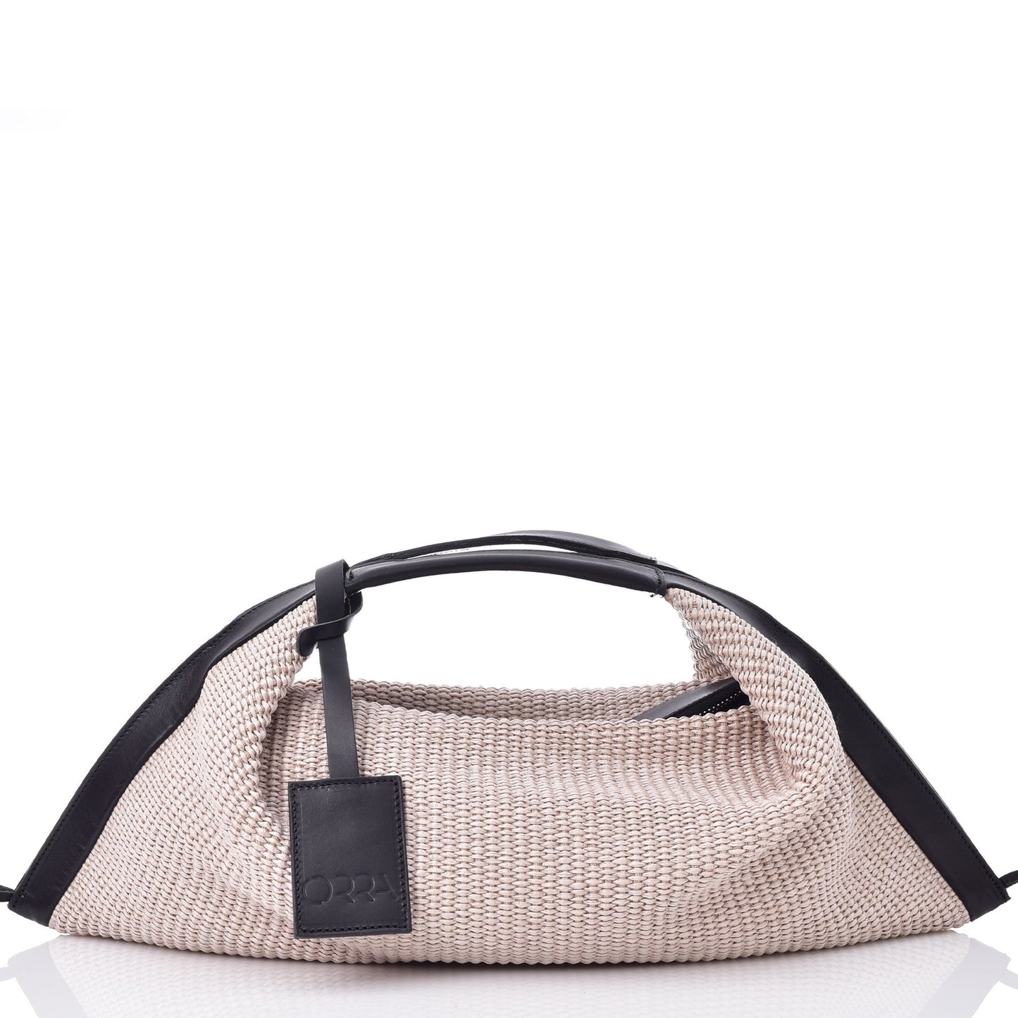 Seraphine Raffia Beige Handbag