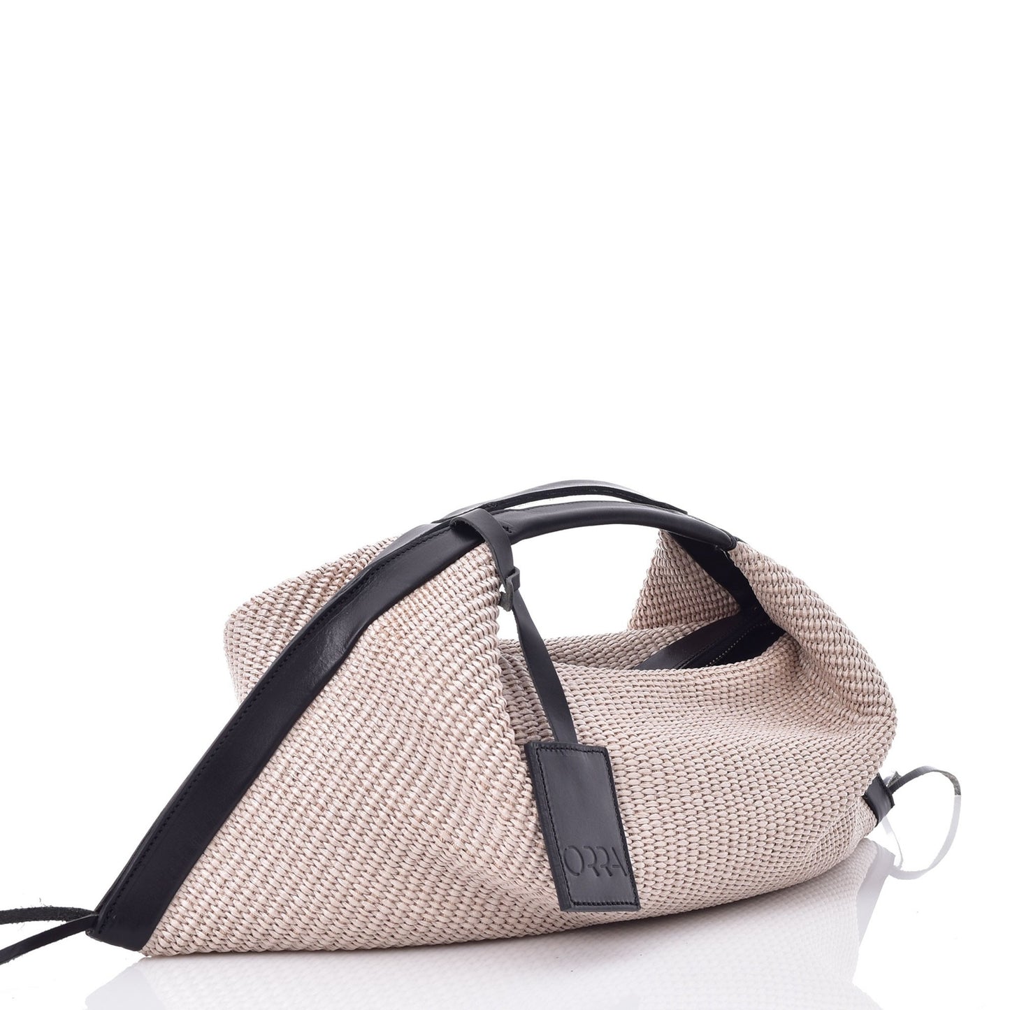 Seraphine Raffia Beige Handbag